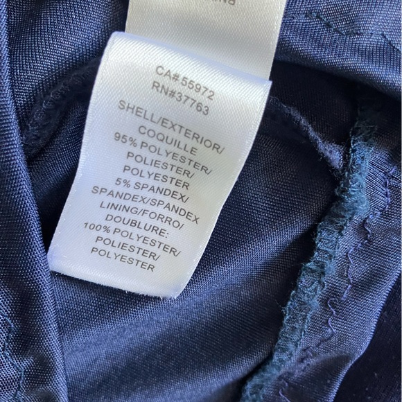 LAUNDRY By Shelli Segal Navy Strapless Sweetheart Neck Maxi Dress Size 6 - Picture 10 of 10